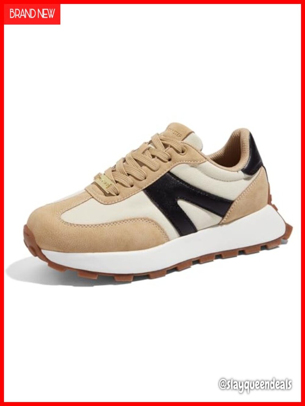 Lucky Step Women's Platform Retro Fashion Sneakers Tennis Shoes